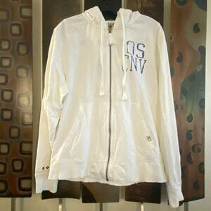 Men's Converse One Star White Hoodie, Size M